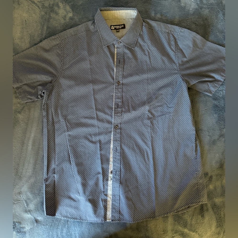 Sahara Club 
Men's Blue Checkered Shirt